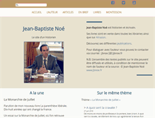 Tablet Screenshot of jbnoe.fr